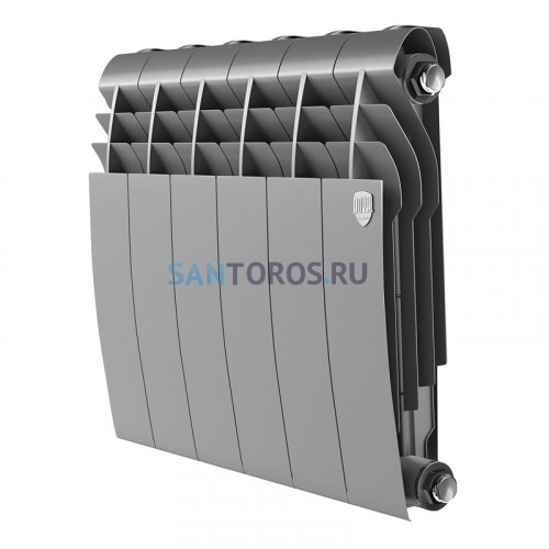 Радиатор Royal Thermo 350 х 6 секций BiLiner Silver Satin биметаллический секционный НС-1197129